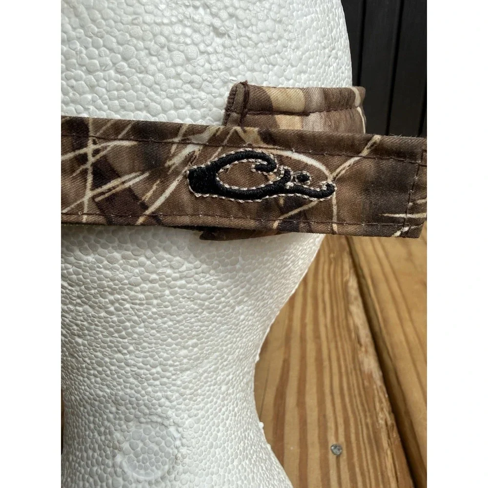 Drake Waterfowl Hat Visor Adjustable Mens One Size Brown Camouflage Hunting